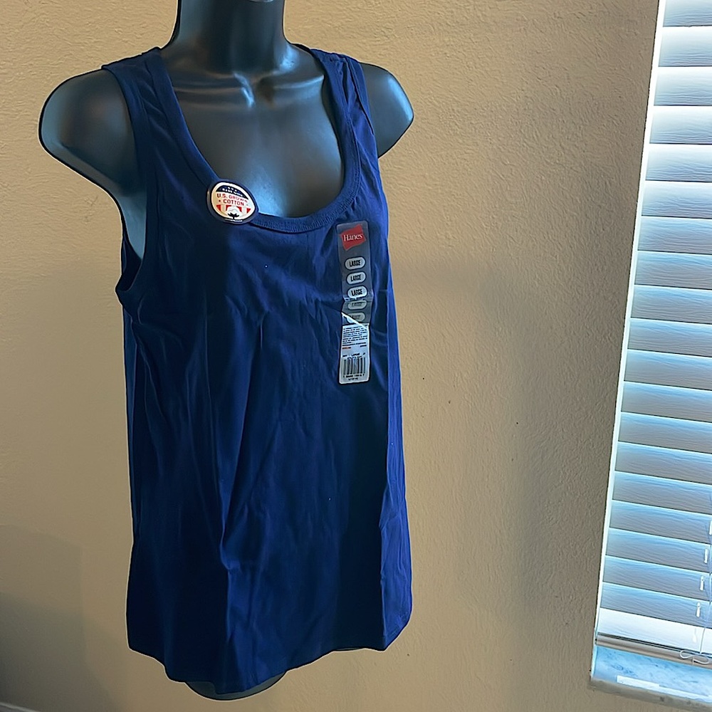 Blue tank top